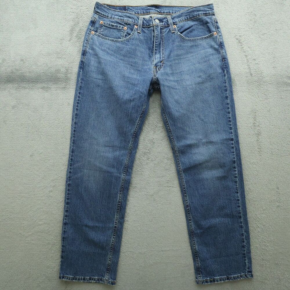Levi's 559 Jeans Mens 34x30 Blue Relaxed Straight Flexible Denim Medium Wash